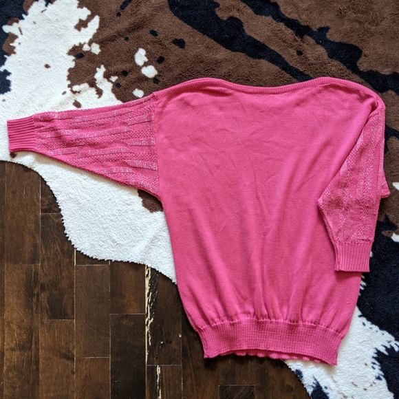 PINK SPARKLE SWEATER - Picture 3 of 5